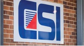 CSI logo on a sign