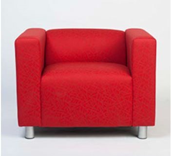 Red sofa chair