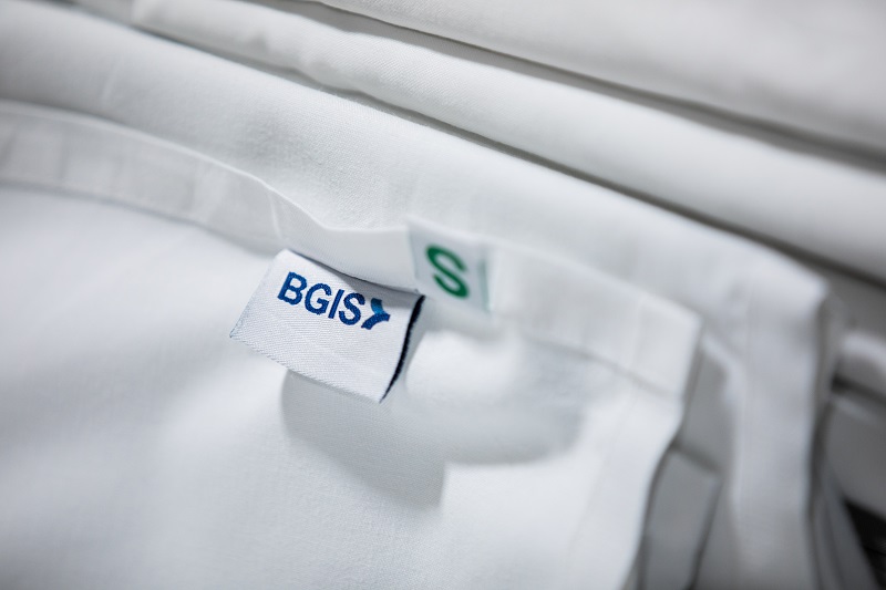 BGIS branded linen